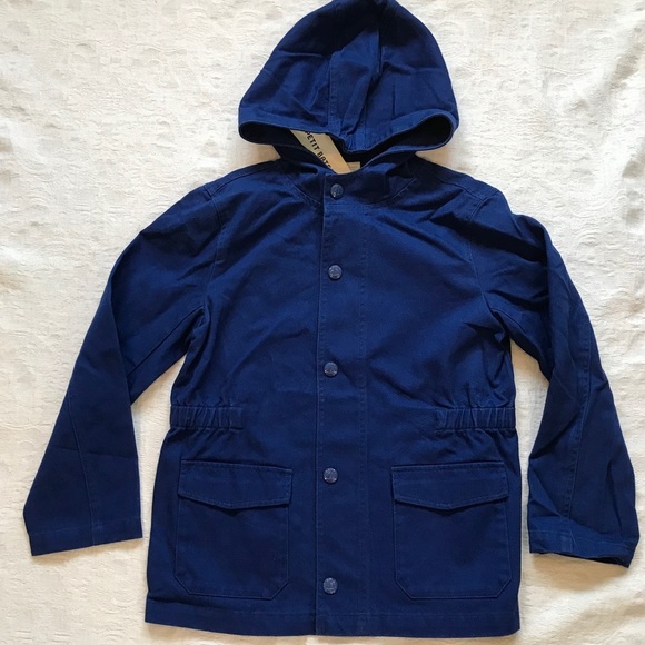 NEW**PETIT BATEAU**100% Cotton Royal Blue Jacket**Age 6 - Picture 6 of 8
